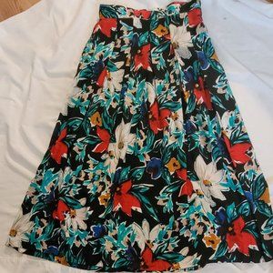 Liberated lady print skirt